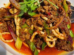 爆炒牛犊肉-阿西娅·西北妈妈拿手菜·清真(西关店)