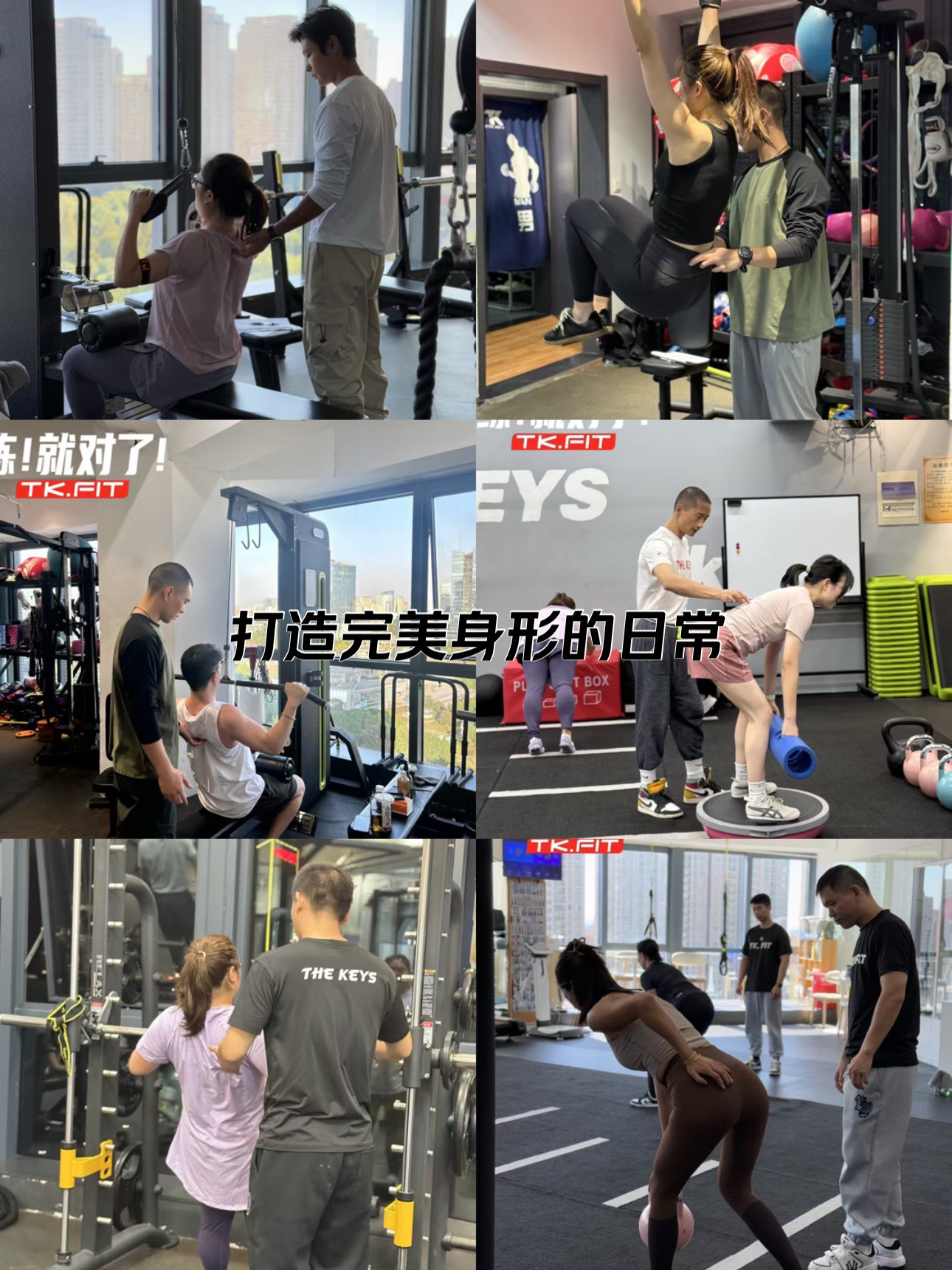 《健身房私教教学》