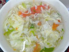 鸡蛋蔬菜汤-北大学一食堂