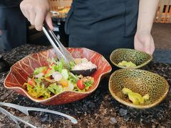 蟹肉酪梨有几嫩叶色拉-老乾杯和牛烧肉(王府中环店)