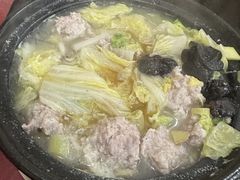 砂锅白菜丸子-北大地皖峰饭馆