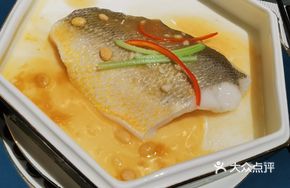 Bean Sauce Steamed Large Yellow Croaker