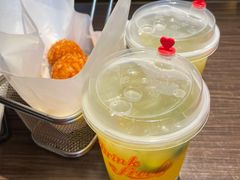 青柠冰桔茶-胖哥俩肉蟹煲(萧山加州阳光店)