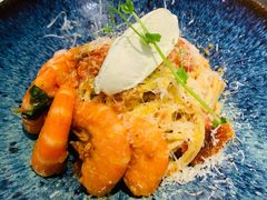鲜茄茸大虾配马斯卡朋意大利面-BE BRIGHT KITCHEN(正佳广场店)
