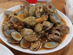 姜葱炒花甲-明记海鲜大排档(巽寮湾店)