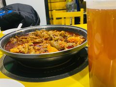 -老红桥炸灌肠牛肚锅烧烤(定福庄店)