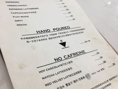 菜单-麻雀咖啡SPARROW COFFEE(十全街店)