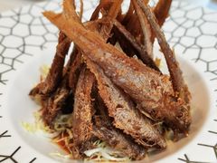 香酥烤籽鱼-乾隆美食·本帮菜(黄河路店)