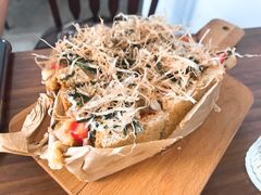 可乐饼虾仁三文治-拾年
