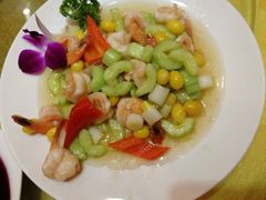 福果碧绿大虾肉-北平小馆·烤鸭·家常菜(磨房北里店)