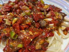 -歹歹的加个面过油肉拌面