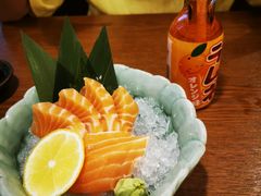 三文鱼刺身-魟阳日式料理(庆春店)