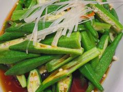 白灼秋葵-渔家灯火(明湖店)