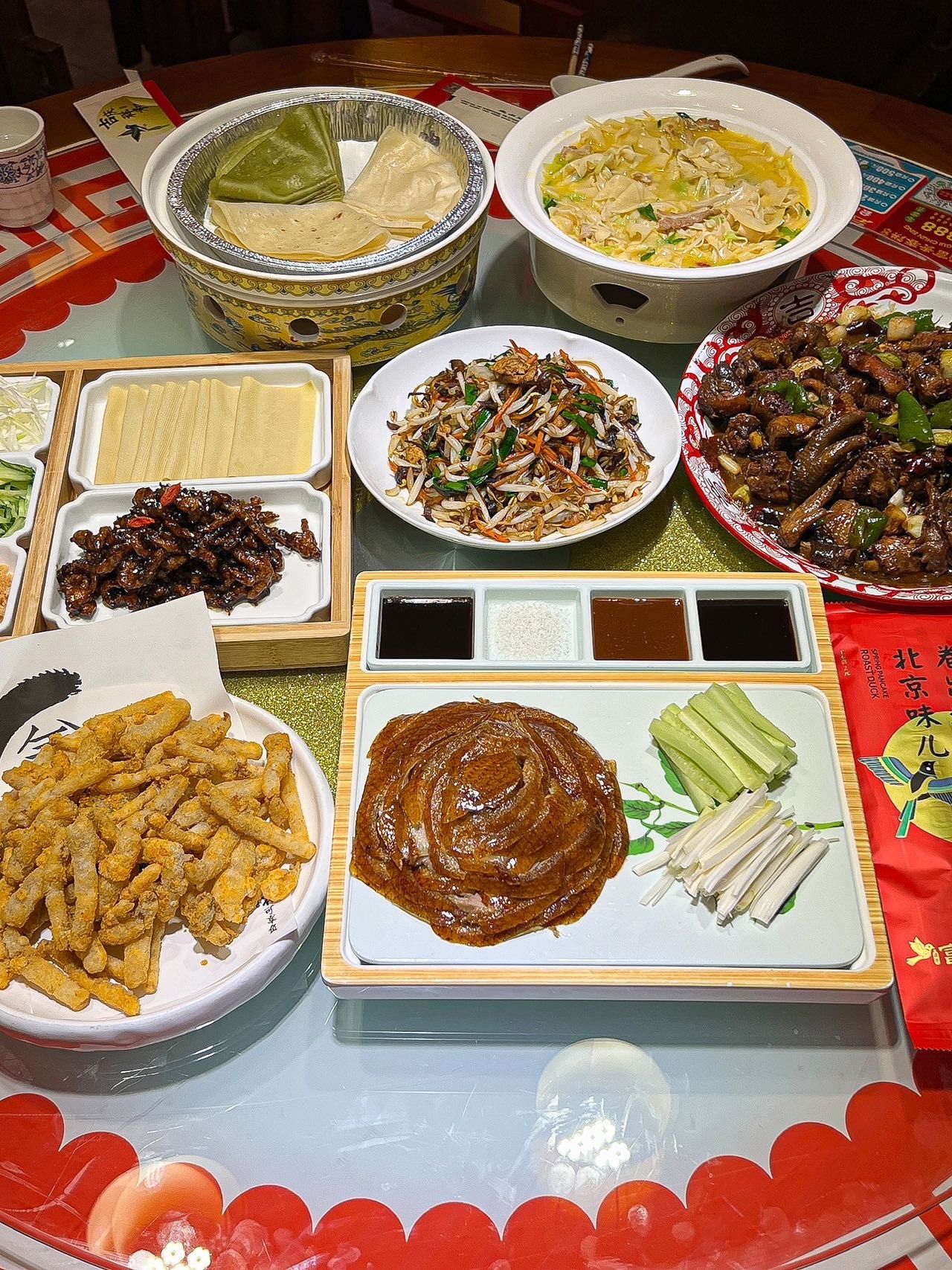 在青岛,吃到了巨巨巨好吃的山东富贵春饼 !