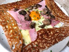 巴黎火腿鸡蛋芝士蘑菇可丽饼-RAC BAR(安福路店)