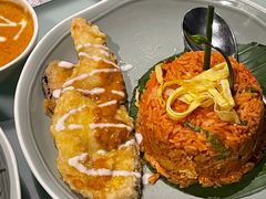 香煎银鳕鱼炒红饭-CHINCHIN 青青·泰国料理(万象食家店)