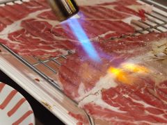 铺天盖地顶级澳牛肉火焰寿司-仙隐小鹿中華の日料(正弘城店)