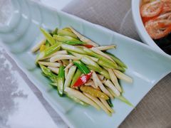 芦笋藕尖炒银杏-铭莲·八卦田水上餐厅