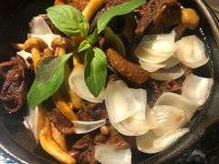 罗勒鲜菇煲仔鹅-上楼私房菜(院士路店)