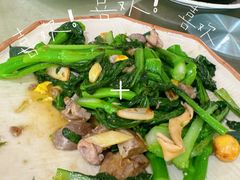 鸡什炒菜心-区海鸡场饭店(石壁店)