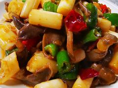 泡椒藕带炒鸡菌-小民大排档(马场角横路店)
