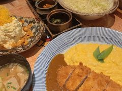金咖喱熔岩蛋包饭猪排饭-堂本家洋食别馆·炸猪排(中心城店)
