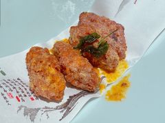 蛋黄鸡翅-绿茶餐厅
