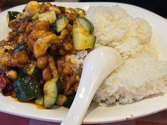 宫保鸡丁盖饭-孟记粥铺·家常菜·烧烤·粥(亚运村店)