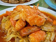 大虾烧白菜-柒柒海里·平价海鲜·蒸汽·家宴(金沙滩店)
