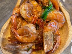 野蒜油爆虾-香园茶社·金陵小灶(老门东店)