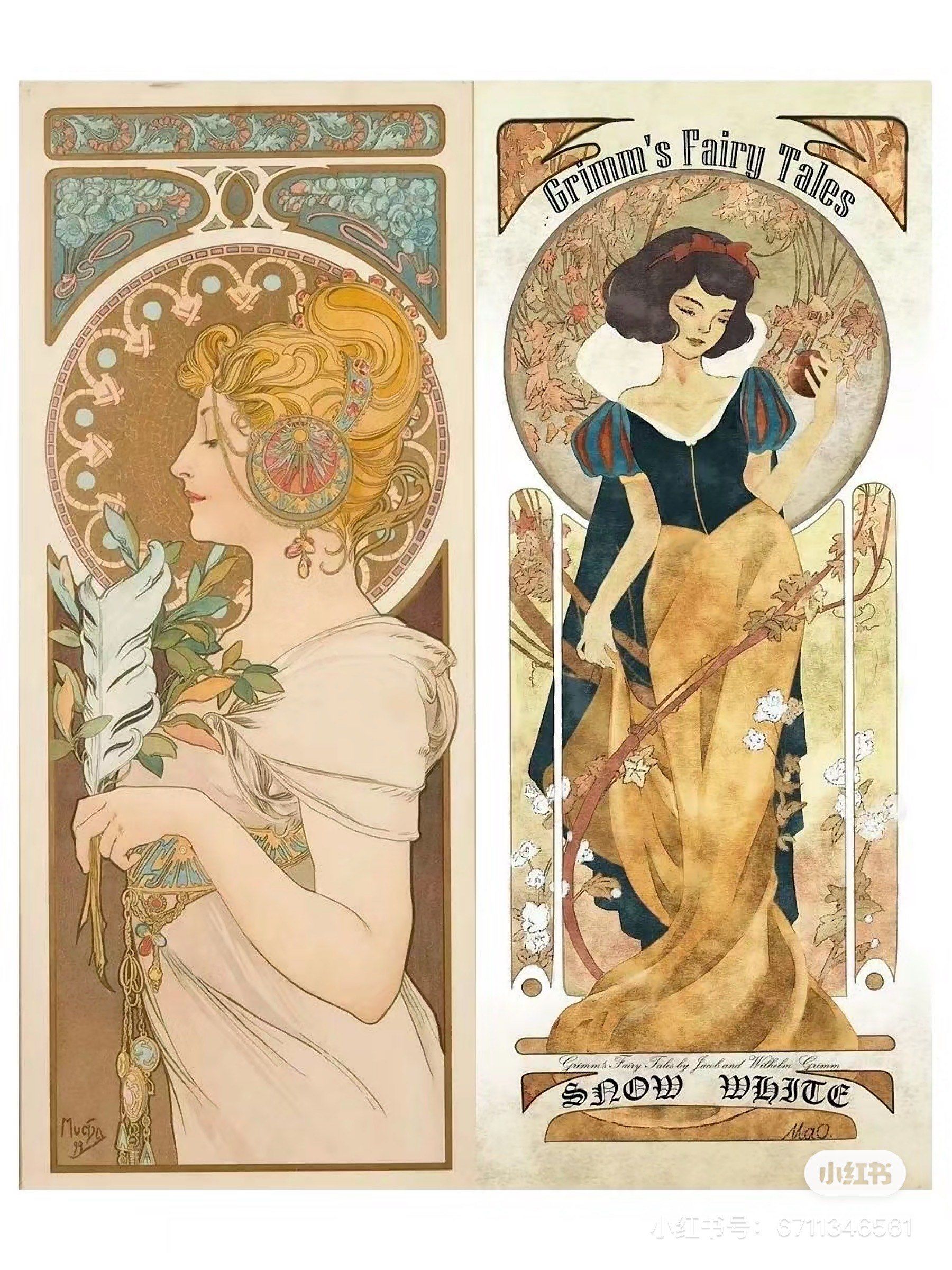 n•"穆夏风",说白了就