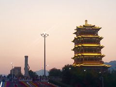 景点永定楼-门城湖公园