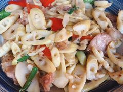 高山笋炒鲜肉-下梅人家土菜馆(历史文化餐厅度假区店)