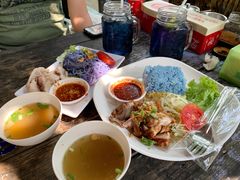 -蝶豆花蓝面条
