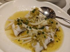雪菜竹笋丝蒸黄鱼柳-南麓·浙里(外滩店)