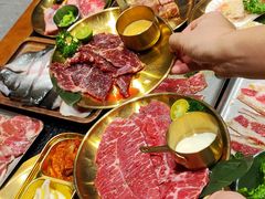 惊世榴莲和牛牛板腱-何发发和牛烧肉·鳗鱼榴莲放题自助(乐峰广场店)