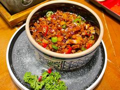 传统黑三剁配薄冰-雀舞云南菜(天津天河城购物中心店)