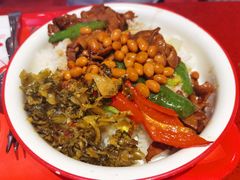 喷香辣椒炒肉饭-猪角·闽南猪脚饭(上梅林店)