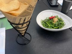 秘制虾酱炒空心菜-帕蓝·暹罗料理(大学路店)