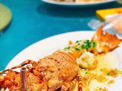 蒸龙虾-三亚火车头万人海鲜广场