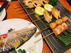 大葱鸡肉串-気楽亭和食料理(气乐亭大世界本店)