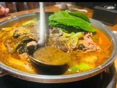 猪脊骨汤-包装马车·韩国料理·포장마차