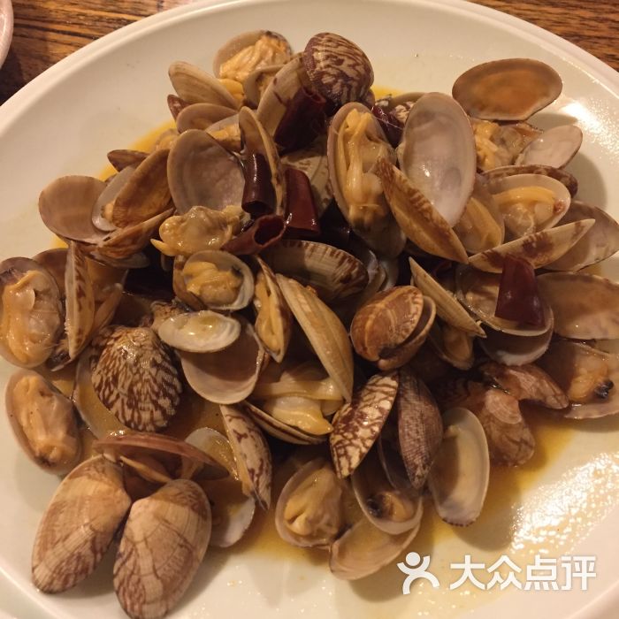 山海菜馆·海鲜鲁菜馆-辣炒蛤蜊图片-青岛美食-大众点评网