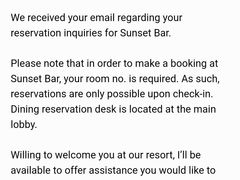 -Sunset Bar(丹绒亚路香格里拉店)