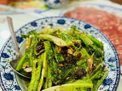 豆豉鲮鱼炒麦菜-阿殳粥馆(水围村店)