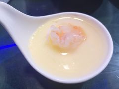 虾仁蒸蛋-忘忧草融合私房菜(红鼎国际店)