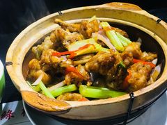 啫啫牛蛙煲-绿柠食堂(北外滩店)