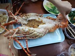 蒜蓉蒸花龙-强记龙虾钳(定安里店)