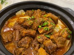 红烧牛腩煲-怡园饭店-餐厅(四望亭店)