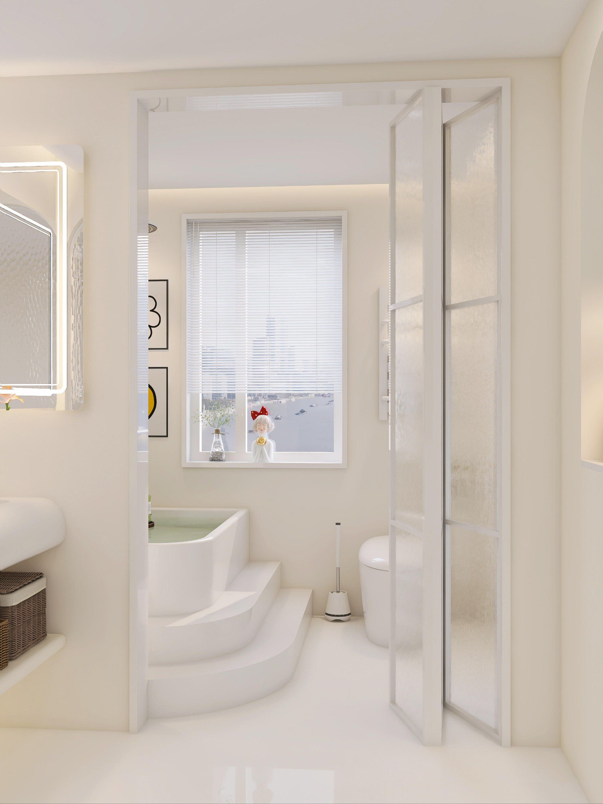 n98
极简轻奢风装修高级得很
卫生间做到了颜值跟实用并存